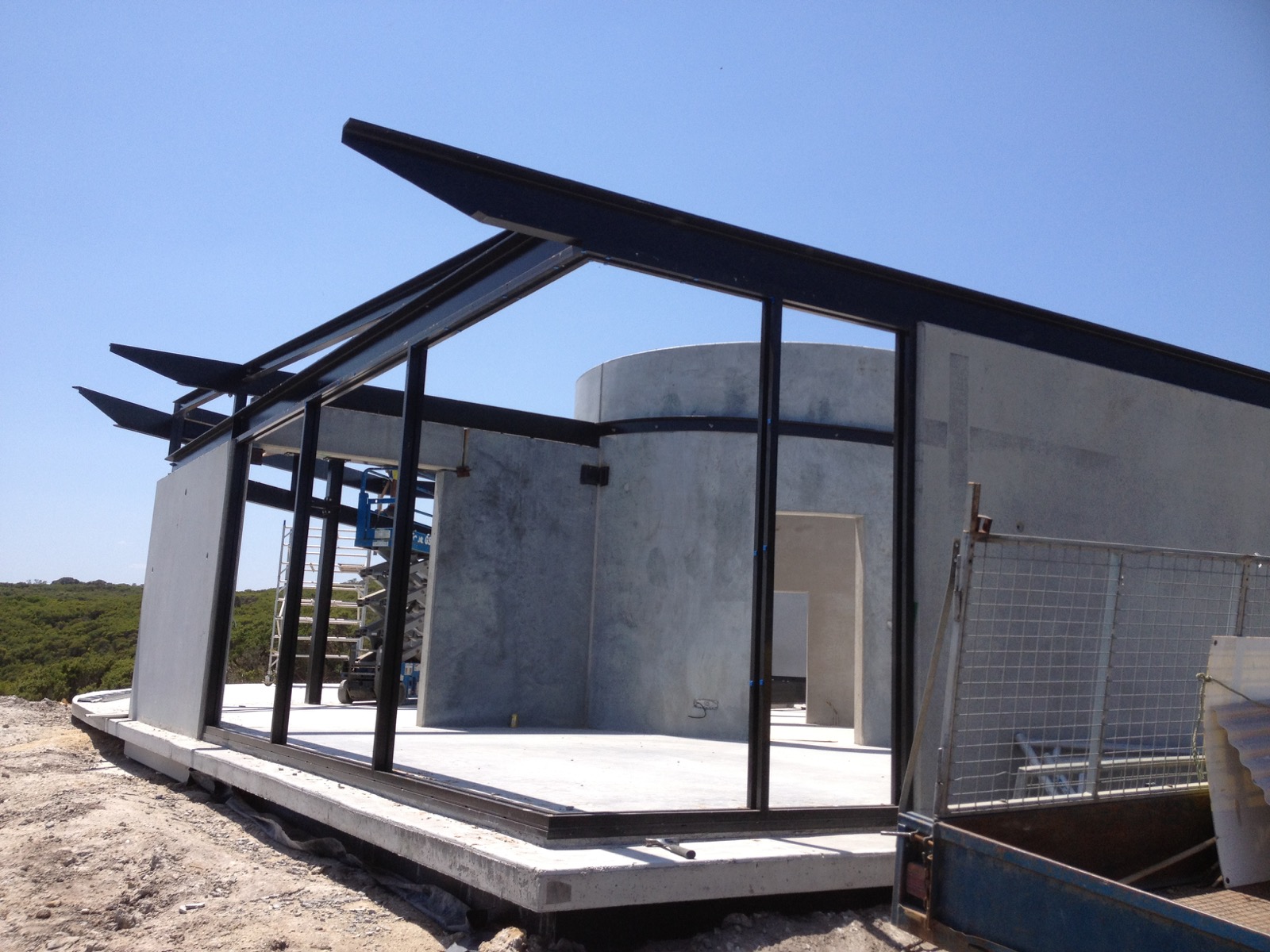Architectural housing and metal works
